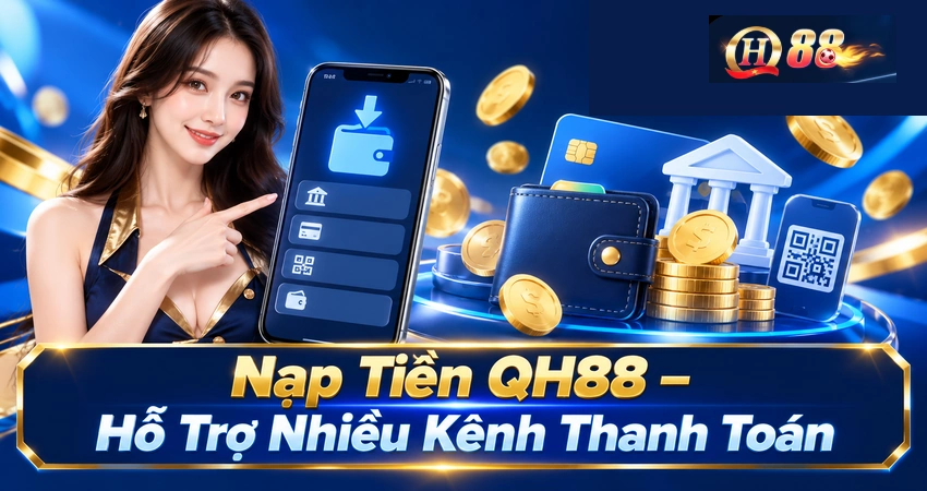 Nạp Tiền QH88 – Hỗ Trợ Nhiều Kênh Thanh Toán