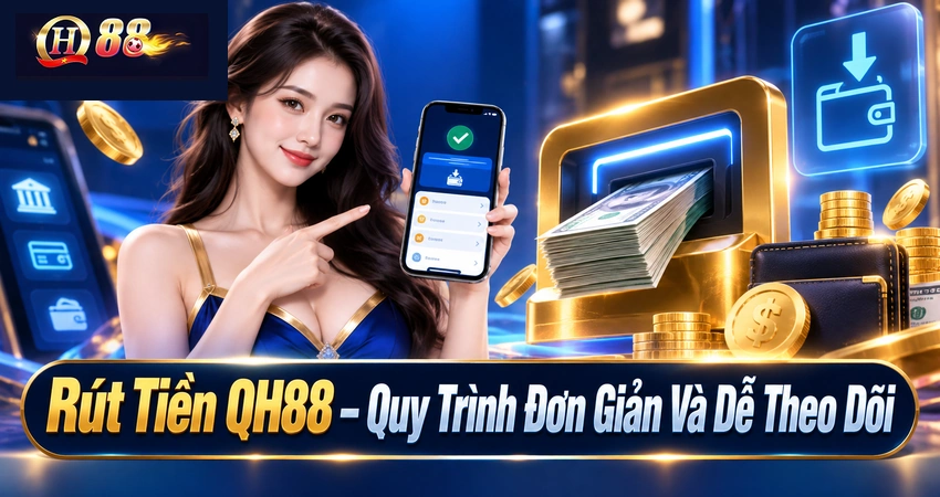 Rút Tiền QH88 – Quy Trình Đơn Giản Và Dễ Theo Dõi